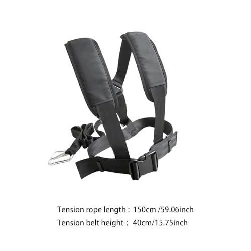 Exercise Sled Harness - Tire Pulling Strap, 59 inch Nylon Resistance Band for Strength and Speed Training