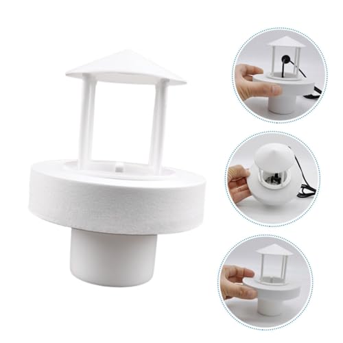 Kisangel Portable Humidifier Splash Guard for Rockery Fish Tank Water Anti-Splashing Plastic Cover Easy Installation Reusable Humidifier Cover for Mist Maker Use