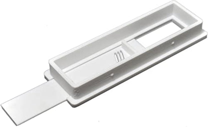 Aquameta Aquarium Feed Hole Cover for Fluval Flex 15 Gallon/57L - Secure Escape & Intrusion Prevention - Easy Slide Mechanism - PETG Material - White - color: White, size: Fluval Flex 15 Gallon (57 Litre)