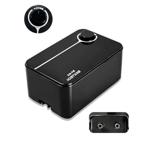 Aquarium Ultra-Quiet Air Pump - Adjustable Fish Tank Aerator with Dual Outlet Pump, 8w 8L/min Oxygen Pump for 20-600 Gallon Tank (Only Air Pump)