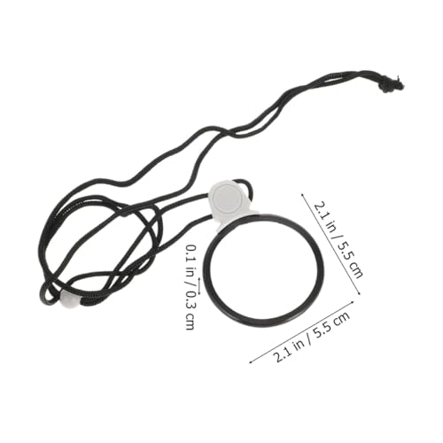 2pcs Portable Neck Hanging Magnifying Glass for Coins Maps and Jewelry Lightweight Design Enhanced Clarity for Prints and Detailed Observations