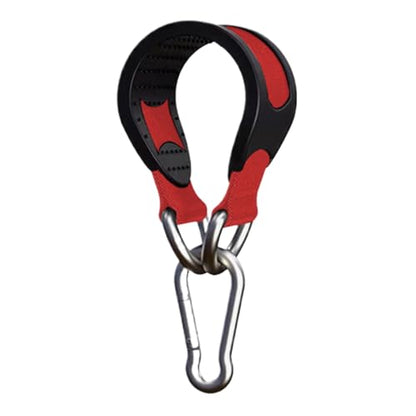 Boxing Bag Hanger Heavy Strap Punching Bag Holder Strong Hanger Strap | Home Gym Fitness Gear Women Men Exercises Equipment for Hammock, Pulley, Sandbag - color: Red