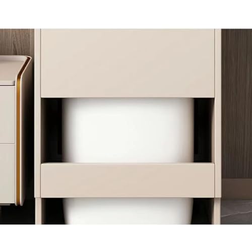 Sweeper Robot Storage Cabinet Sweeping Robot Storage Cabinet Shelf Robot Living Room Sideboard Fish Tank Cabinet Living Room Sideboards Sweeper Organizer(White,60x45x105cm)