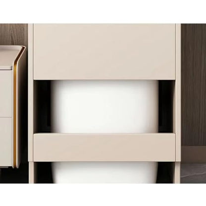 Sweeper Robot Storage Cabinet Sweeping Robot Storage Cabinet Shelf Robot Living Room Sideboard Fish Tank Cabinet Living Room Sideboards Sweeper Organizer(White,60x45x105cm)