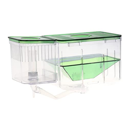 Fish Bowl Vase Aquarium Fish Tank Automatic Circulation Breeding Rearing Box Hatching Tool Aquarium for Home Decoration Small Fish Tank Starter Kit