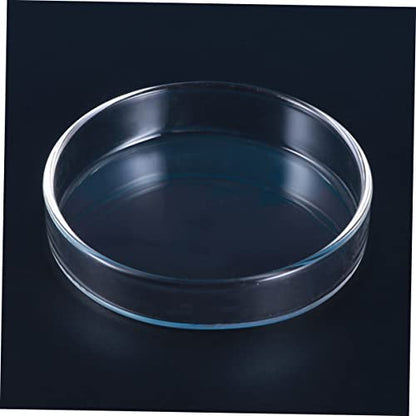 Angoily 3pcs Glass Shrimp Food Basin for Small Fish Round Feeding Dish Glass for Shrimp Fish and Reptiles