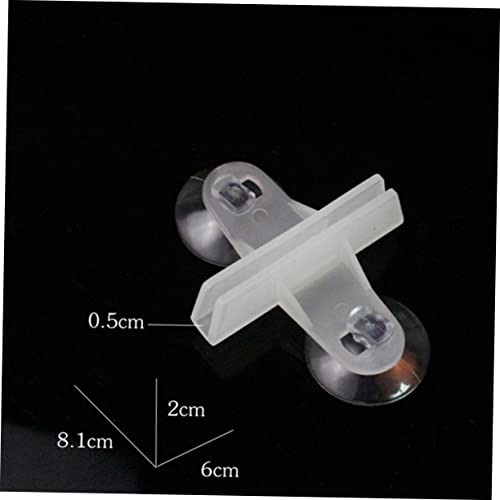 Abaodam 10Pcs Fish Tank Segregation Plate Creative Isolation Baffle Bottom Board for Aquariums Boards Clips Durable Material