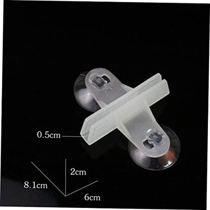 Abaodam 10Pcs Fish Tank Segregation Plate Creative Isolation Baffle Bottom Board for Aquariums Boards Clips Durable Material
