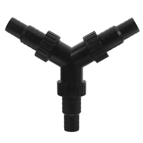 Abaodam Water Pump Tee Connector for Aquarium and Fountain 3-Way Hose Splitter Adapter Compatible with 0.79In and 0.98In Tubing Submersible Pump Accessory for Indoor Fish Tank and Garden Pond