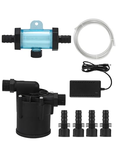 Ice Bath Accessories Kit for Ice Bath Tub & Chiller Systems | Include 317GPH External Water Pump, Filter, and Tubing, Full Cold Plunge Kit for Easy Connection of Chiller to Ice Bath Tub
