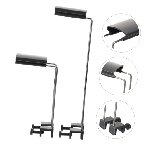 2pcs Adjustable Fish Tank Light Riser Stable Aquarium Lamp Bracket for Easy Installation Height Options for Aquatic Plants and Lighting