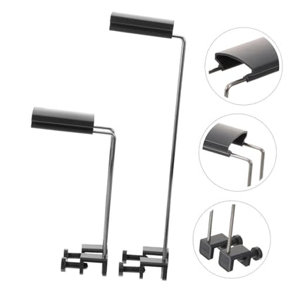 2pcs Adjustable Fish Tank Light Riser Stable Aquarium Lamp Bracket for Easy Installation Height Options for Aquatic Plants and Lighting