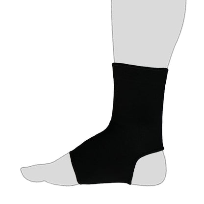 Sustain Ankle Supports, Open Heel, Black, S - color: Black, size: Small