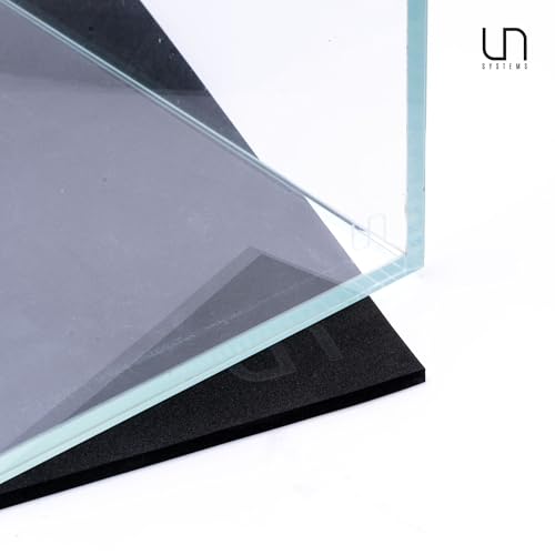 UNS Leveling Mat - 90x45cm | 35.43x17.71in, 6mm - Non-Slip Dense Foam Freshwater Saltwater Aquarium Mat for Planted Tanks, Marine Coral Reef, Turtle Reptile Enclosure, Betta Fish Shrimp Tank - Black - size: 90x45cm | 35.43x17.71"
