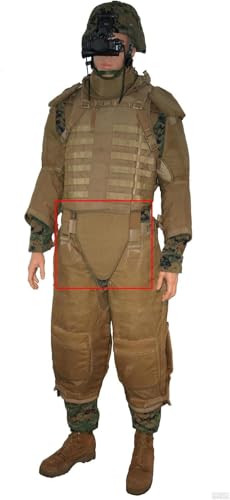 Tactical Airsoft Molle Groin Protector Detachable EVA 800D Nylon Black | 800D nylon rugged build, soft EVA impact padding, detachable design, MOLLE compatible for airsoft tactical use