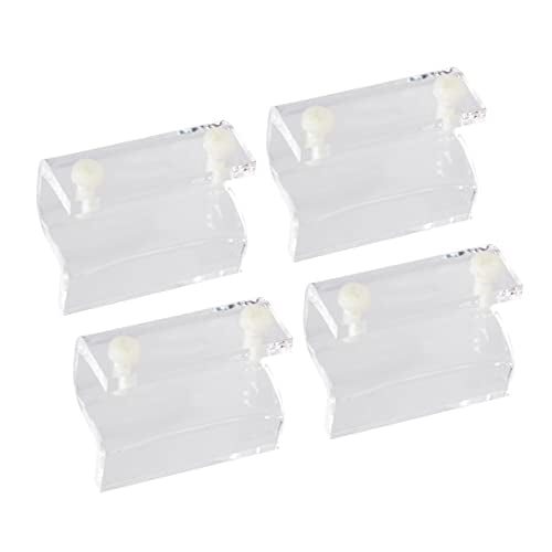 4pcs Aquarium Bracket Acrylic Support Tool for Fish Tank Cover Stable Easy to Install Compatible for Open Fish Tanks