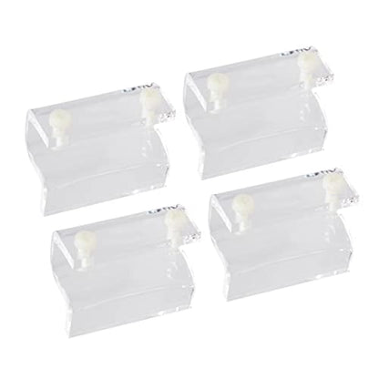 4pcs Aquarium Bracket Acrylic Support Tool for Fish Tank Cover Stable Easy to Install Compatible for Open Fish Tanks