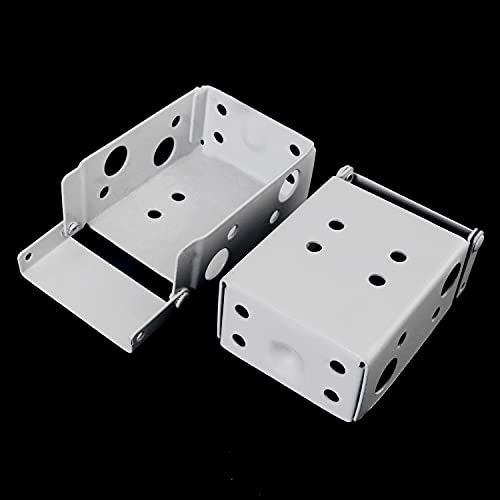 4PCS 2SETS Blind Installation Brackets Blind Brackets Low Profile Box Mounting Bracket Installation Bracket for Window Blinds