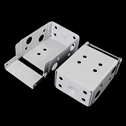 4PCS 2SETS Blind Installation Brackets Blind Brackets Low Profile Box Mounting Bracket Installation Bracket for Window Blinds