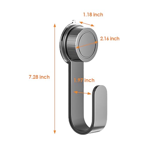 2 PCS Adjustable Pot Lid Holder, No Drill Adhesive Mount, Pot Lid Organizer for Cabinet Door/Wall Mounted, Fits 6-14" Lids