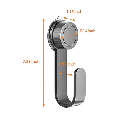 2 PCS Adjustable Pot Lid Holder, No Drill Adhesive Mount, Pot Lid Organizer for Cabinet Door/Wall Mounted, Fits 6-14" Lids
