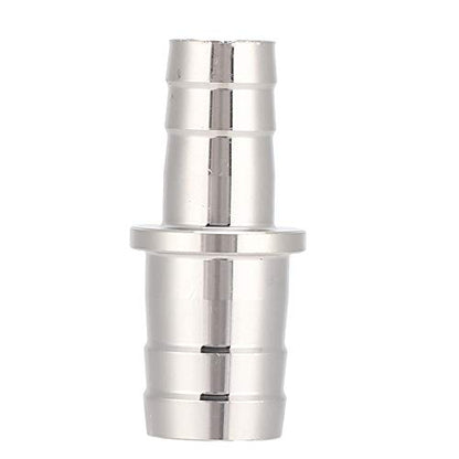 Aquarium Stainless Steel Water Pipe Adapter Fittings Joint Connector for Fish Tank12mm to 16mm (12 to 16mm stainless steel reducer)