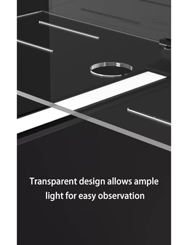 Aquarium Lid, Anti Jumping Tank Cover, Scratch Resistant, Fish Tank Cover, Easy Feeding & Ventilation(71x20cm)