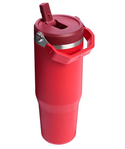 STANLEY IceFlow 2.0 Flip Straw Tumbler, 30 oz, Chili Red - color: Chili Red, size: 30 Ounces
