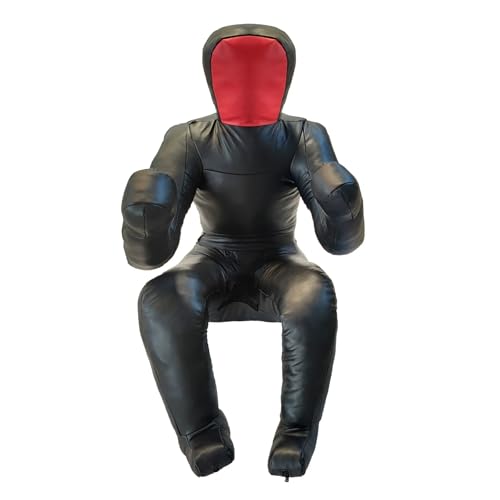 Grappling Dummy for Martial Arts Training – Realistic 1:1 Human Shape, PU Leather & Thick Canvas, High-Density Foam, Durable & Flexible Design for BJJ, Judo, MMA, Wrestling Practice - color: Model 2, size: 30KG