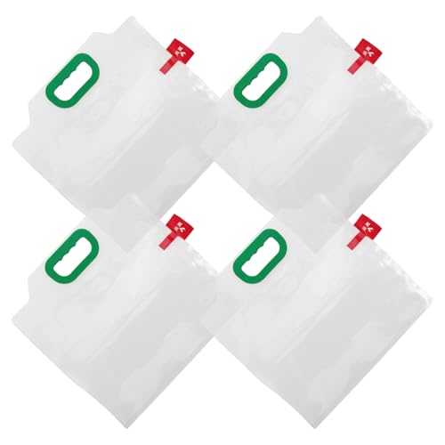 Beaupretty Reusable Oxygenated Fish Transport Bags 4pcs Leak-proof Plastic Fish Holding Bags 30x30x45cm Handles and Aquaculture Shipping