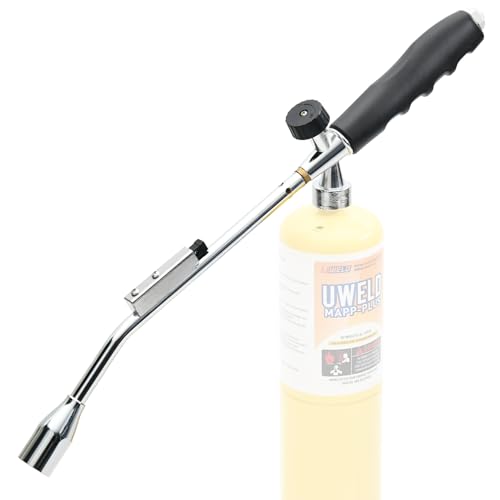 CAMPFIRE Grill Torch Charcoal Starter - Propane Torch, 50,000btu Flame Control Blow Torch With Ergonomic Handle For Charcoal Fire Starter,Weed Burner,Snowmelt(Fuel Not Included)