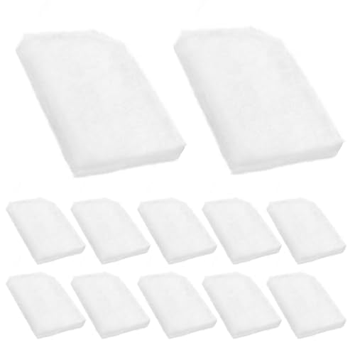 12 Pack Water Polishing Pads Fit for 306/307 406/407 Canister Filter Media Aquarium Filter Pad, A244A1 Mechanical Filter Media for Aquariums Compatible with Fluval Quick-Clear