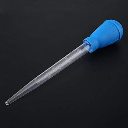 Fish Pipette Dropper Aquarium Gravel Cleaner Waste Remover Changer Aquarium Dropper Pipette Feeder Water Transfer Tool with Extension Tube Aquarium Pipette