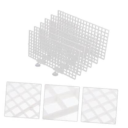 1set Fish Breeding Divider Aquarium Isolation Board Tank Separator Design for Mixed Breeding Aggressive Fish Separation Easy to Install and Expand