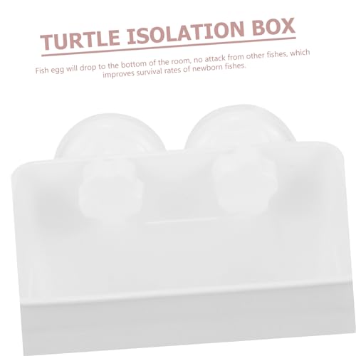 TOYANDONA 1set Fish Breeding Box Small Aquarium Incubator Suction Cups for Fry and Pregnant Fish Isolation Tank for Safe Breeding and High Survival Rates of Juveniles