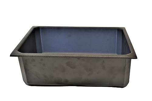 FR Black Plastic Storage Tub, 4.5"