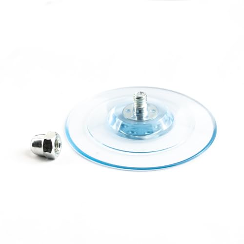 4-Pack 8mm Suction Cup Feet with Screw Mount - Replacement Holder for Cat Perch Window Seat and Kitty Hammock Bed