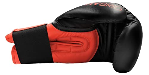 Adidas Hybrid 100 Boxing Gloves – Adult Boxing Gloves for Sparring, Training & Heavy Bag – Kickboxing Gloves for Women & Men - size: 14 oz