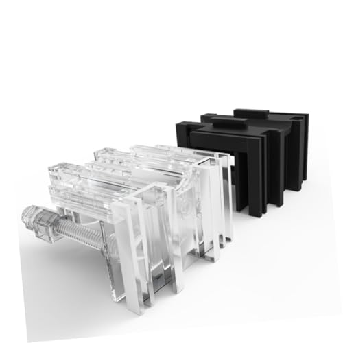 BESPORTBLE 2pcs Aquarium Fixed Clips Multifunctional Holder for Hose Water Transparent Space-Saving for Fish Tank Owners