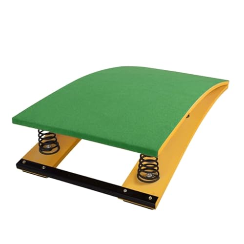 Gymnastics Springboard, Heavy Duty Pro Curved Spring Board, with Crash Protection Mats for Junior Teen Child Youth Gymnasts - size: 6springs 120*60cm