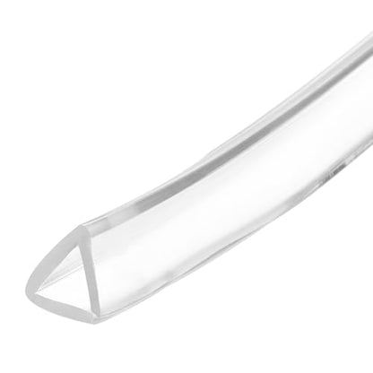 PATIKIL Rubber Seal Strip, 10Ft Flexible U Channel Edge Trim Protector Soundproof Door Seal Strips Fit 14-15mm Thick Edge, 3/4"(19mm) Width, 15/32"(12mm) Height, Transparent - size: 3/4"(19mm ) x 15/32"(12mm )