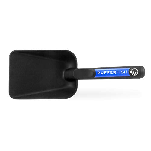 PUFFERFISH Sand Super Scoop™ | Hand Shovel for Epic Sand Castles | Super Strong & Perfectly Balanced | Adult Sized | Made of Recycled Fishing Nets