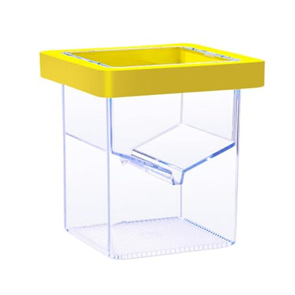 Fish Breeder Box, Floating Isolation Tank, Suction Cup Hatchery, Transparent Aquarium Incubator, 3.39 Inches Safe Breeding Container for Baby Shrimp and Guppy Fish