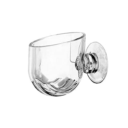 Aquarium Growing Cup with Suction Holder, Gardening Vase Acrylic Waterweed Fish Tank(Oval)