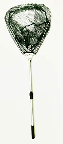Zaltana Telescope Landing nets (Hoop:23x24,Handle:27~47",Knotless Mesh)