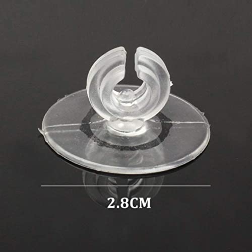 20Pcs Aquarium Fish Tank Suckers Suction Cups Holders Clips Clamps for 4/6mm Airline Tube
