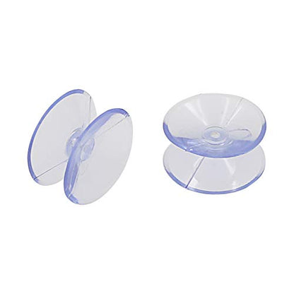 Jiozermi 20 PCS Double Sided Suction Cups Without Hooks Sucker Pads for Glass Plastic 20mm/0.8 Inch - size: 20mm, 20 Pcs