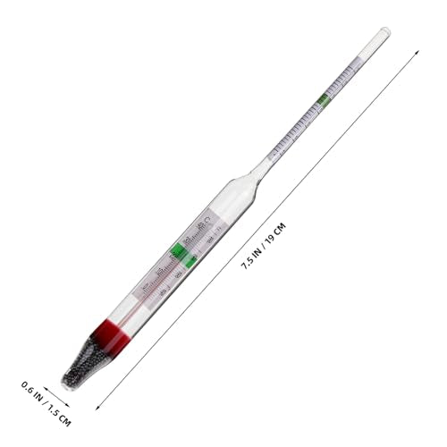Veemoon 1set Hydrometer Kit for Testing Includes Portable Salinometer and Measuring Cylinder for Accurate Aquarium and Aquaculture Monitoring