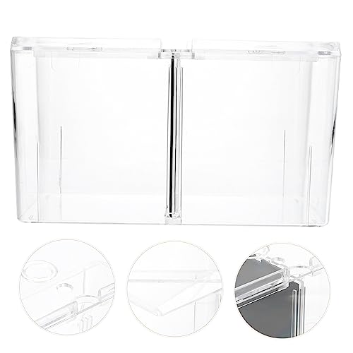 BESPORTBLE Hatchery Incubator Breeding Box for Fish Multi-Functional Isolation Holder for Betta and Guppy Fry Aquarium Nursery Easy Monitoring and Secure Cover