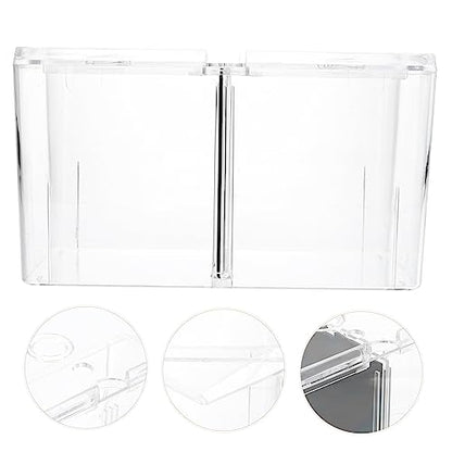 BESPORTBLE Hatchery Incubator Breeding Box for Fish Multi-Functional Isolation Holder for Betta and Guppy Fry Aquarium Nursery Easy Monitoring and Secure Cover